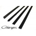 Valiant Charger With 1/4 Vent Window Door Glass Inner & Outer Weatherstrip Set - 
